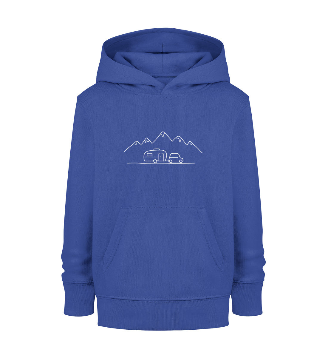 Keep it simple Kinder Organic Hoodie in Royal Blue