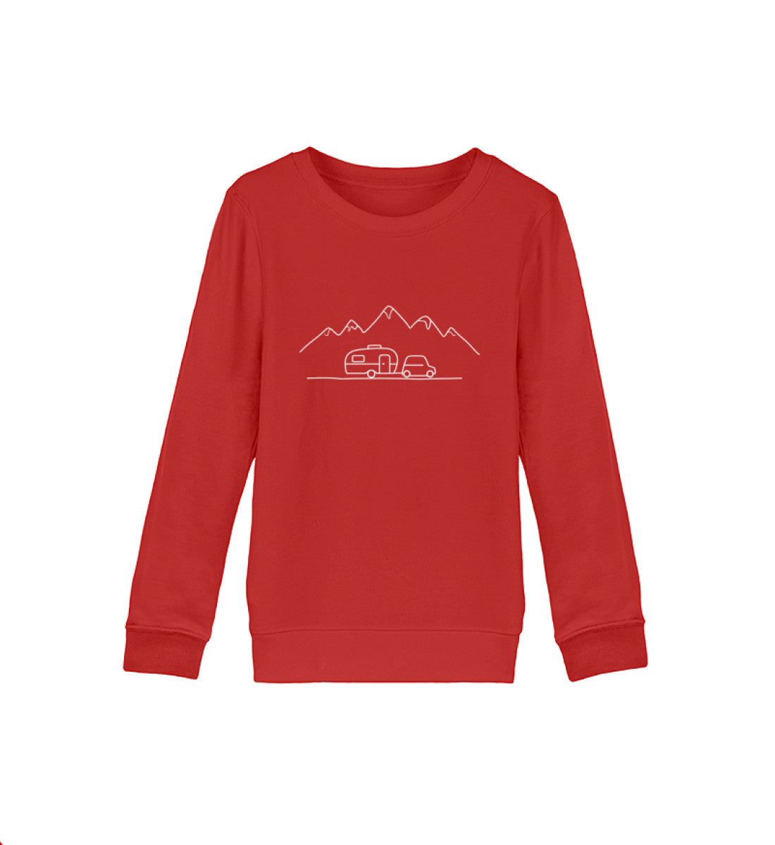 Keep it simple Kinder Organic Sweatshirt in Rot