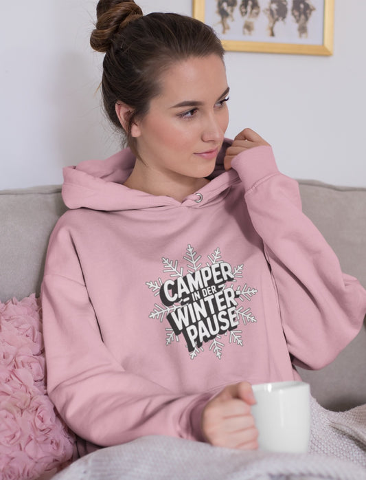 Camper in Winterpause - Damen Organic Hoodie