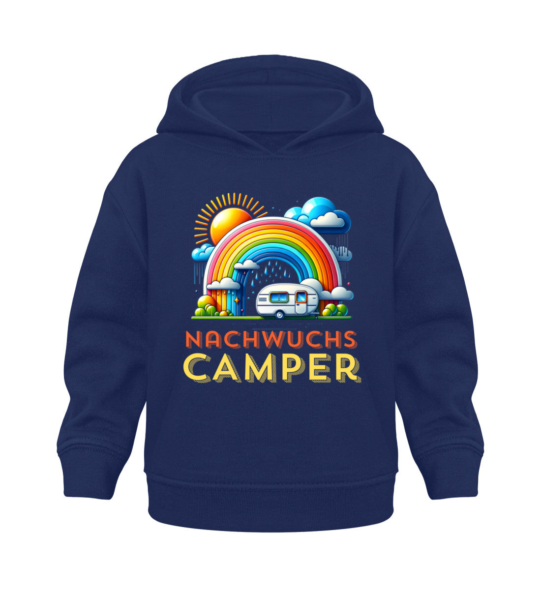 Nachwuchs Camper Baby Organic Hoodie in French Navy