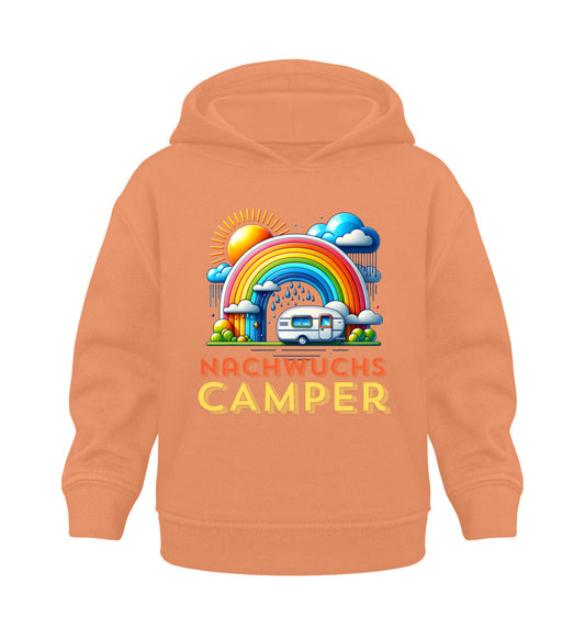 Nachwuchs Camper Baby Organic Hoodie in Volcano Stone