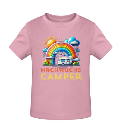 Nachwuchs Camper Baby Organic T-Shirt in Cotton Pink