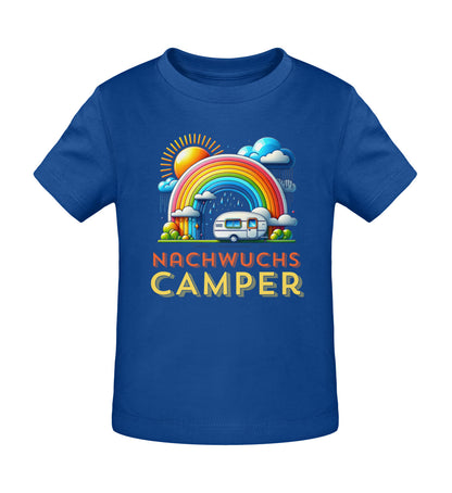 Nachwuchs Camper Baby Organic T-Shirt in Majorelle Blue