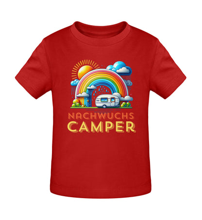 Nachwuchs Camper Baby Organic T-Shirt in Rot