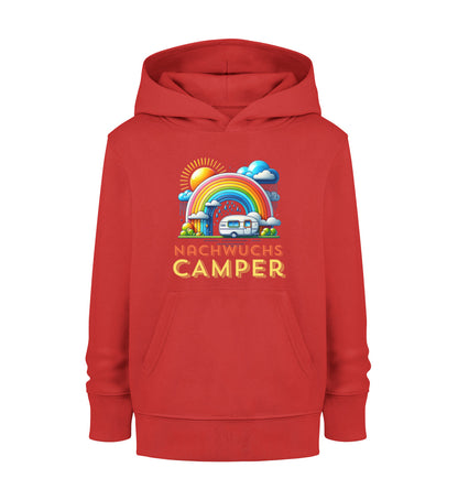 Nachwuchs Camper Kinder Organic Hoodie in Rot