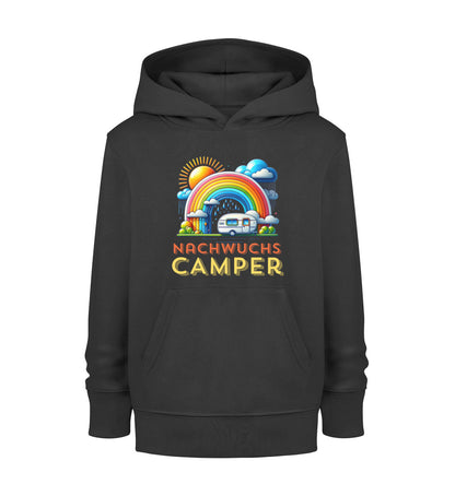 Nachwuchs Camper Kinder Organic Hoodie in Schwarz