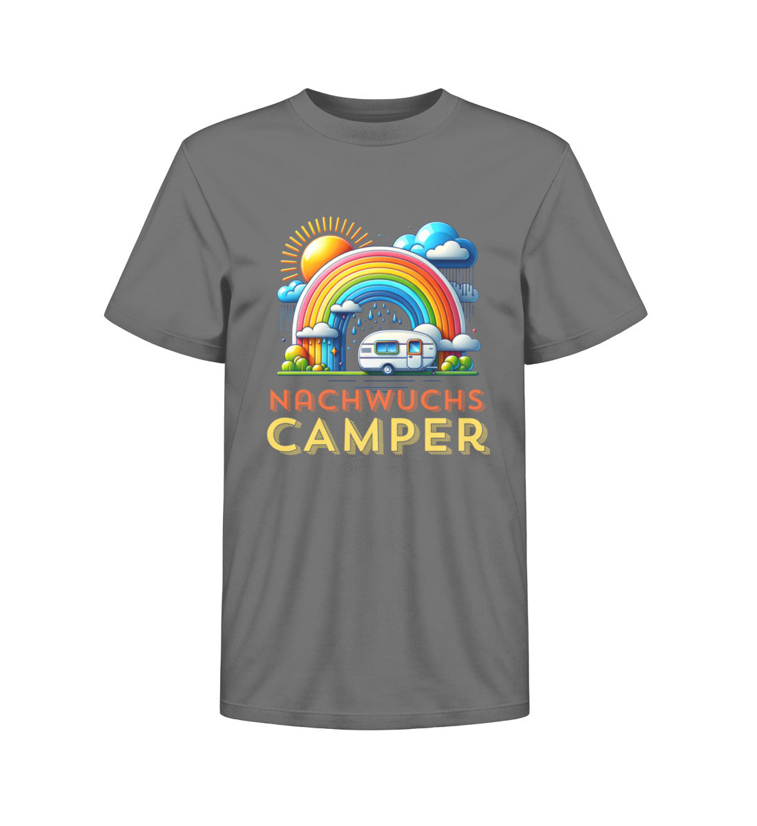 Nachwuchs Camper Kinder Organic T-Shirt in Anthracite