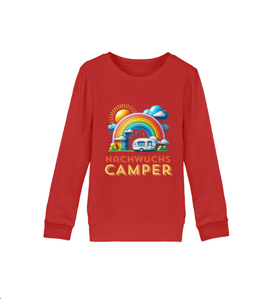 Nachwuchs Camper Kinder Organic Sweatshirt in Rot