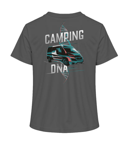 Vanlife Camping DNA T-Shirt für Damen in Anthracite