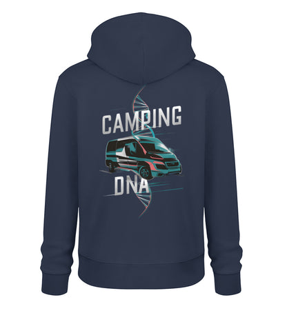 Vanlife Camping DNA Hoodie für Herren in French Navy