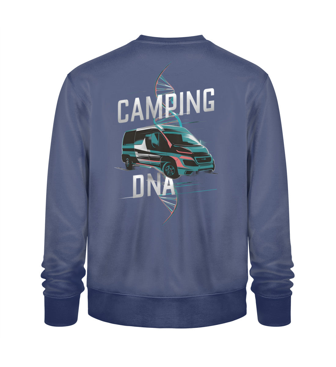 Vanlife Camping DNA Sweatshirt für Herren in French Navy