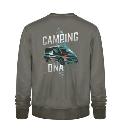 Vanlife Camping DNA Sweatshirt für Herren in Khaki