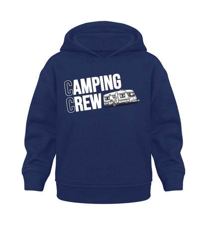 Wohnwagen Camping Crew Baby Hoodie in French Navy