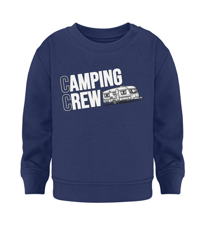 Wohnwagen Camping Crew Baby Sweatshirt in French Navy