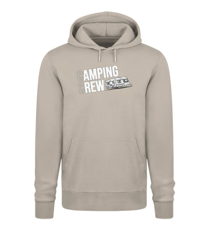 Wohnwagen Camping Crew Damen Hoodie in Desert Dust