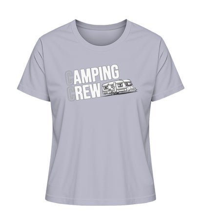 Wohnwagen Camping Crew Damen T-Shirt in Lavender