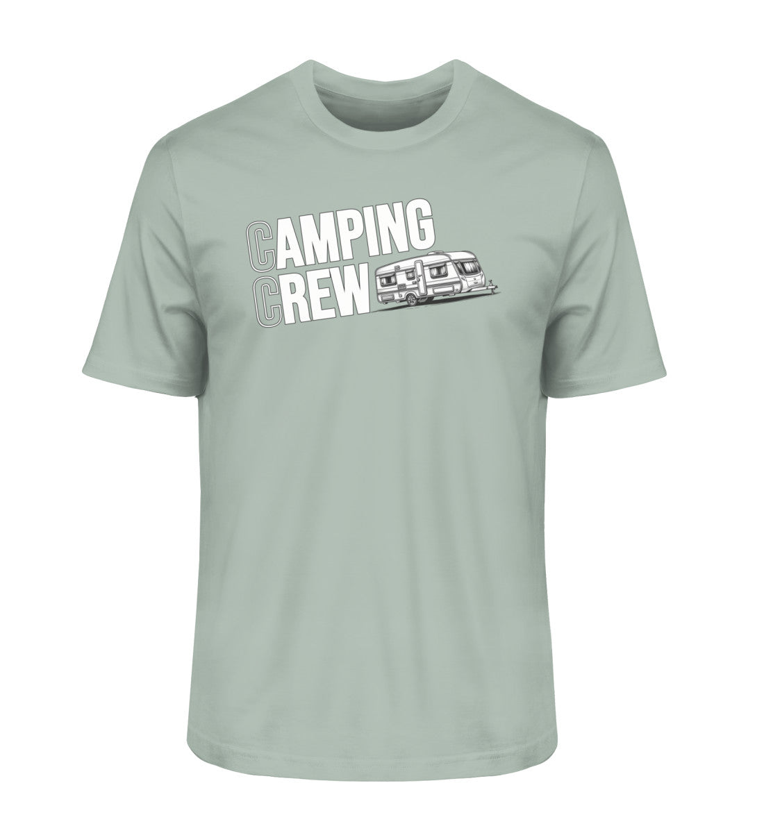 Wohnwagen Camping Crew Herren T-Shirt in Aloe