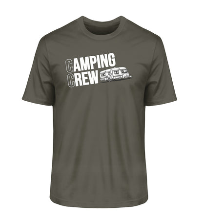 Wohnwagen Camping Crew Herren T-Shirt in Khaki