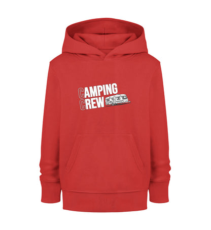 Wohnwagen Camping Crew Kinder Hoodie in Rot