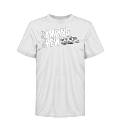 Wohnwagen Camping Crew Kinder T-shirt in Heather Grey