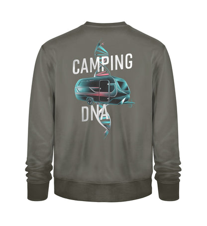 Wohnwagen Camping DNA Hoodie für Herren in Khaki