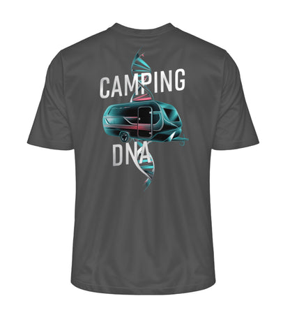 Wohnwagen Camping DNA T-Shirt für Herren in Anthracite