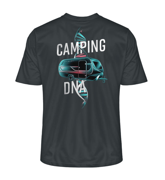 Wohnwagen Camping DNA T-Shirt für Herren in India Ink Grey