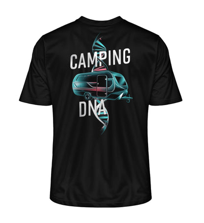 Wohnwagen Camping DNA T-Shirt für Herren in Schwarz