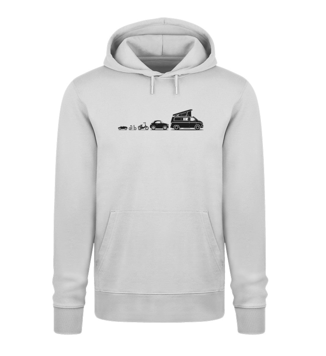 Evolution Bully - Herren Organic Hoodie | LazyDonkeyDesign