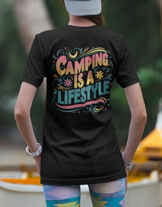 Camping is a Lifestyle - Damen Organic Premium T-Shirt