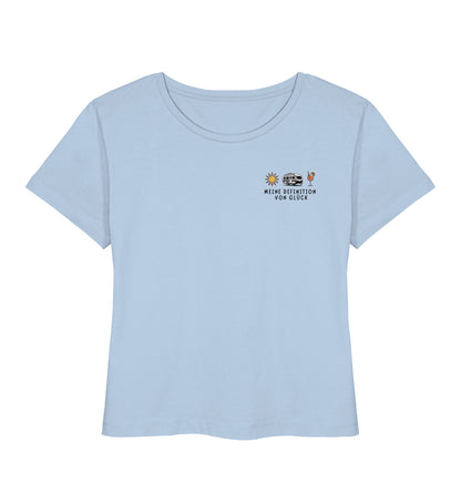 Definition von Glück - Damen Organic T-Shirt - Wohnwagen