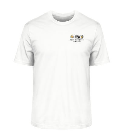 Definition von Glück - Herren Organic T-Shirt - Wohnwagen