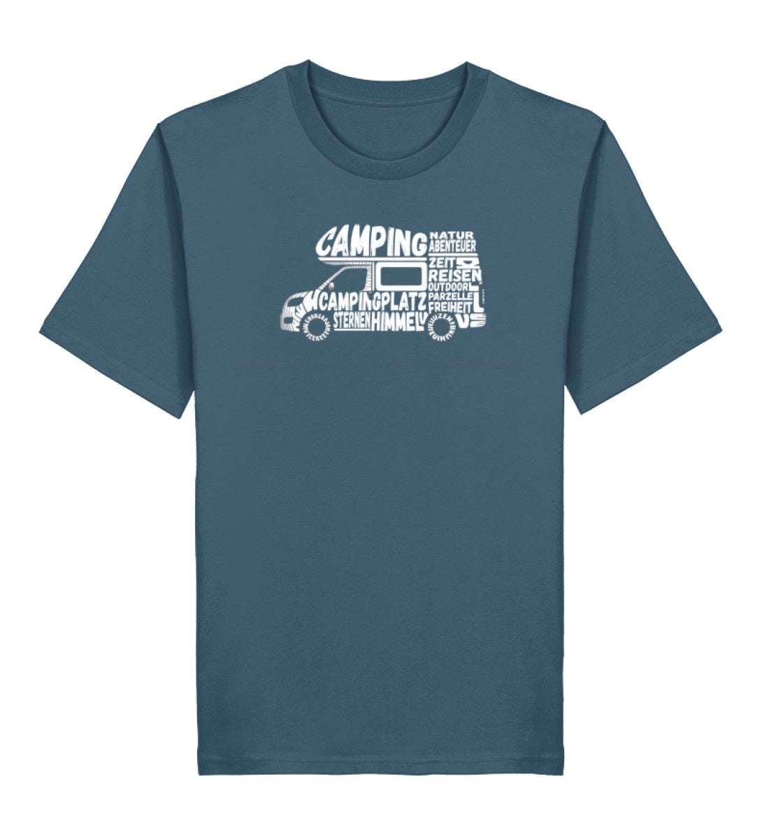 Camping Typografie - Herren Organic T-Shirt
