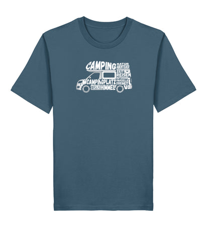 Camping Typografie - Herren Organic T-Shirt